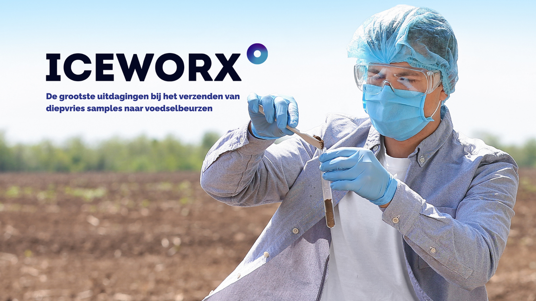Diepvries samples verzenden naar voedselbeurzen voorkom problemen met Iceworx